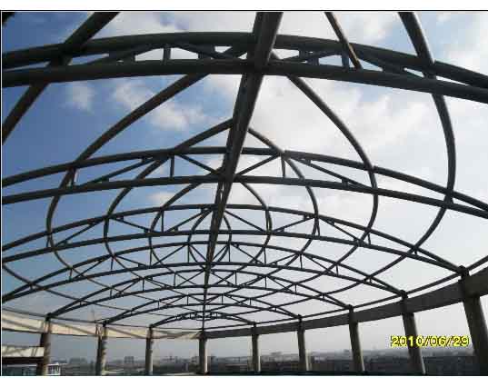 郴州中煤朔州宾馆管桁架工程